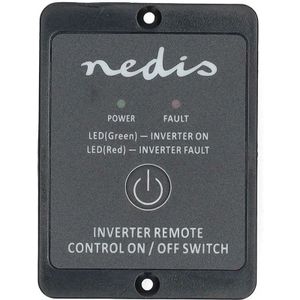 Nedis - Afstandsbediening voor Omvormer - Zwart - 6 m Kabel - RJ12
