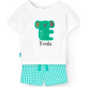 Boboli Knit Combined Korte Mouw Set