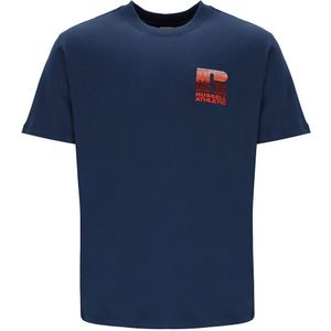 Russell Athletic Cosmos Short Sleeve T-shirt Blauw L Man