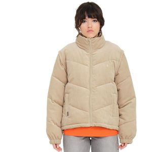 Volcom Cord´n Puffer Jacket Groen XL Vrouw