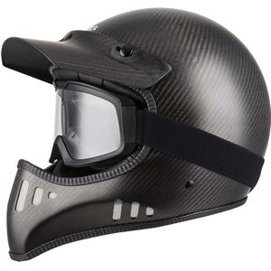 Nzi Mad Carbon With Peak Integraalhelm