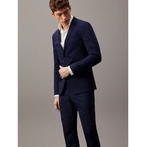 Calvin Klein Stretch Wool Slim Fit Blazer