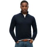 Trui - Effen - Merino Wol - Lange Mouw - Normale Pasvorm - Schipperskraag