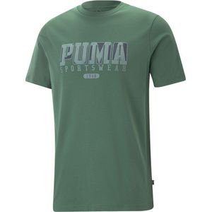 Puma Graphics Retro Short Sleeve T-shirt Groen XL Man