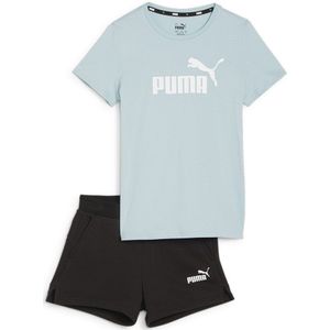 Puma Logo Tracksuit Blauw 4-5 Years Meisje