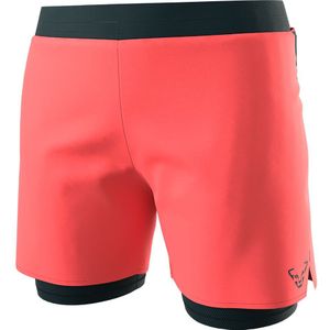 Sportbroek Dynafit Women Alpine Pro 2/1 Shorts Hot Coral