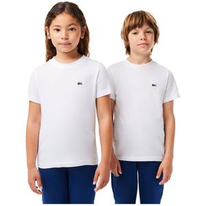 Lacoste Tj1122-00 Short Sleeve T-shirt Wit 6 Years Jongen