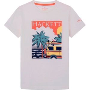 Hackett Beach Scene Long Sleeve T-shirt Wit 7 Years Jongen