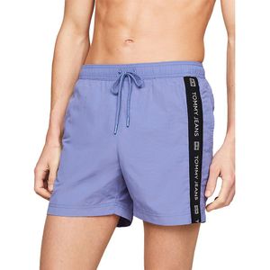 Tommy Jeans Medium Side Tape Swimming Shorts Paars S Man