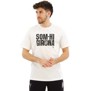Puma - Som-Hi Girona FC - T-shirt - Wit - Korte Mouwen