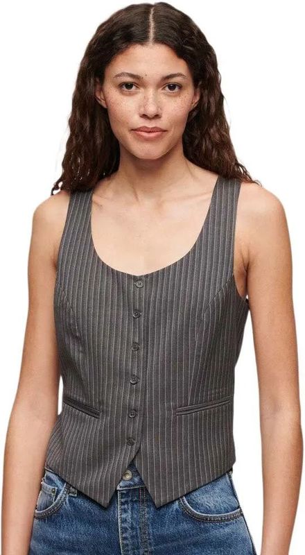 Superdry - Satin Back Waistcoat - Gilet