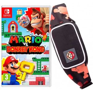 Nintendo Games Switch Mario Vs Donkey Kong + Riñonera Nintendo Super Mario Aop