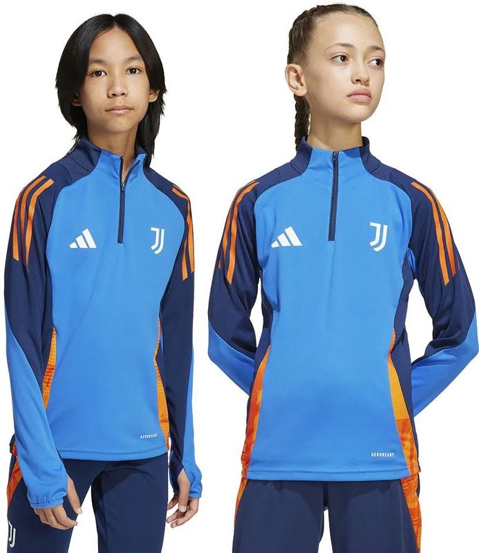 Adidas - Juventus Tiro 24 Competition - Sweatshirt - Met Halve Rits - Junior