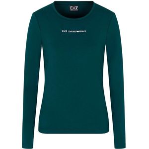 EA7 Emporio Armani - Train Logo Series - T-shirt - Met Lange Mouwen