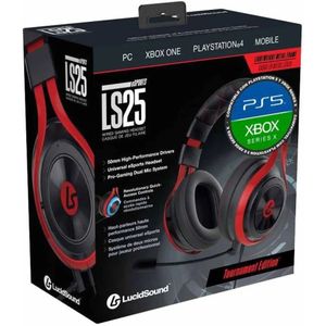 LucidSound - LS25 - Gaming Headset - Zwart - 50 mm Drivers, Afneembare Kabel, Over-Ear Constructie