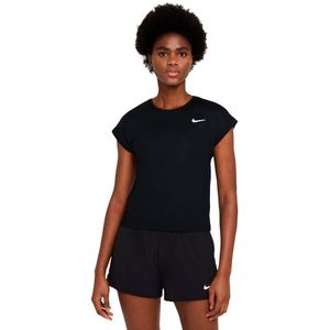 Nike Court Dri Fit Victory Big Short Sleeve T-shirt Zwart 1X Vrouw