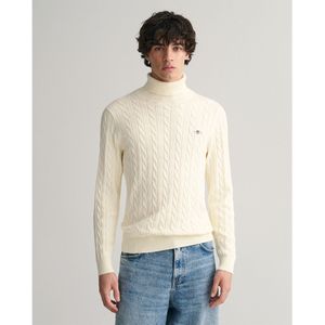 Gant Cable Sweater Beige S Man