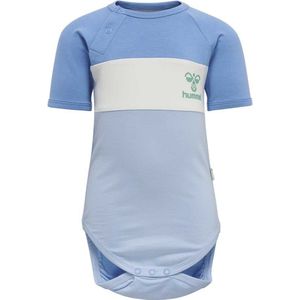 Hummel Aslan Short Sleeve Body Blauw 4-6 Months Jongen