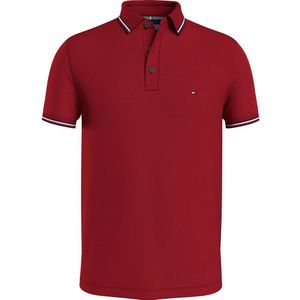 Tommy Hilfiger 1985 Tipped Slim Fit Short Sleeve Polo Rood L Man