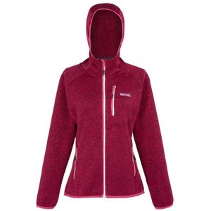 Hooded New Hill - Damesfleece - Marl Knit Effect - Gerecycled Polyester