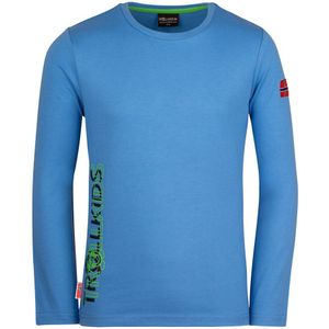 Trollkids Stavanger Long Sleeve T-shirt Blauw 164 cm