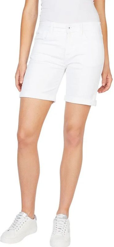 Pepe Jeansvoor vrouwen. PL801000TA8 Bermuda Poppy wit (25), Casual, Katoen