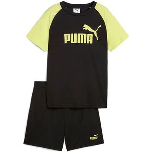 Puma - Ess Nº1 Logo Poly T - Trainingspak - Zwart - 100% Gerecycled Polyester