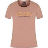 Ea7 Emporio Armani Train Logo Series Eagle Logo Crossover T-shirt Met Korte Mouwen