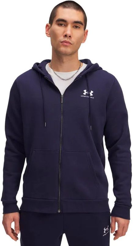 Under Armour - Icon Fleece Taping - Sweatshirt - Marine OD Green/Wit