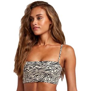 Rvca Zebra Bandeau And Ch Bikinitop