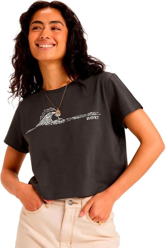 Roxy - People Speak - T-shirt met Zeefdruk met Korte mouw voor Dames