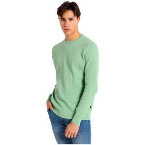 Lois Jeansvoor mannen. 176583903 Beige gebreide bolletjestrui bubble knit (L), Casual, Katoen, Lange mouwen