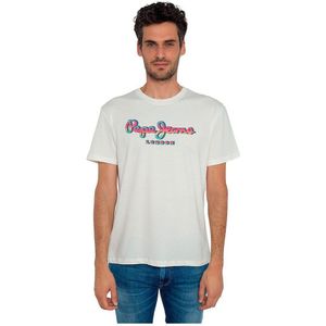 Pepe Jeans Marco Short Sleeve T-shirt Wit L Man