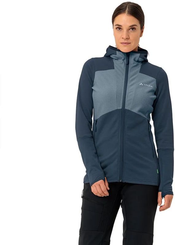 Vaude Dames Monviso Hooded Grid Fleece Vest