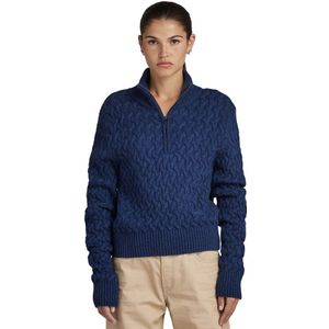 G-star Chunky Skipper Sweater Blauw 2XS Vrouw