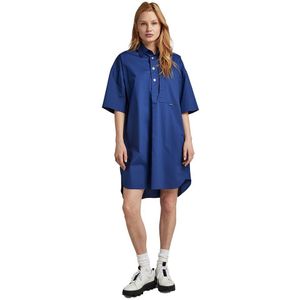 G-star Shirt Short Sleeve Dress Blauw XL Vrouw