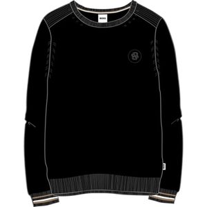 Boss - J52343 - Gebreide Trui - Katoenwol - Driekleurige Strepen