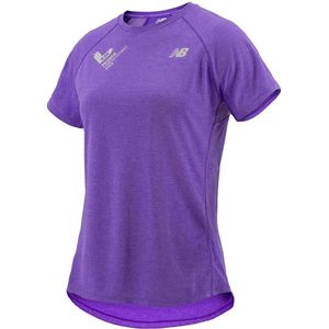 New Balance Valencia Marathon Impact Run T-shirt Met Korte Mouwen