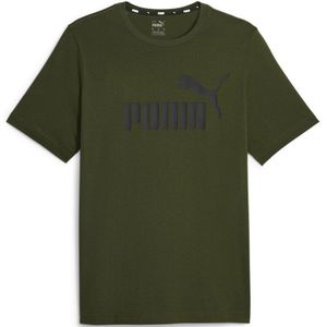 Puma Essential Logo Short Sleeve T-shirt Groen M Man