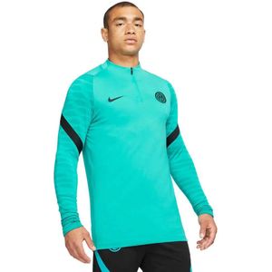 Nike - Inter FC 21/22 - Sweatshirt - Turquoise - Met Rits