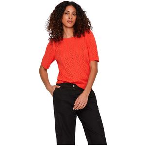 Vila Shelley Short Sleeve T-shirt Oranje 2XL Vrouw