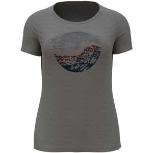 Odlo Ascent Pw 130 Sunrise Short Sleeve T-shirt Grijs XS Vrouw