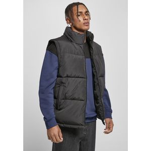 Urban Classics Block Puffer Big Vest Zwart 5XL Man