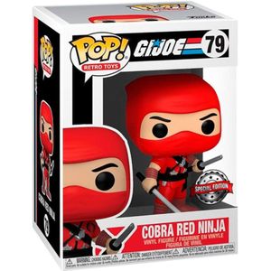 Funko Pop G.i. Joe Cobra Red Ninja Exclusive Rood