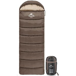 Naturehike Banff U 350 S Sleeping Bag Bruin 190+30 x 75 cm