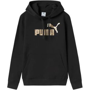 Puma Essentials+ Textured Foil Big Logo Hoodie