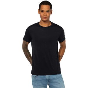 Essential Tee - T-shirt - Zwart - Merinomix - Geurwerend