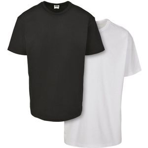 Urban Classics Organic Basic Short Sleeve T-shirt 2 Units Zwart XL Man