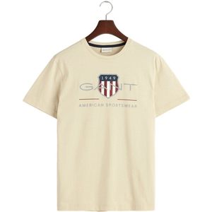 Gant Reg Archive Shield T-shirt Met Korte Mouwen