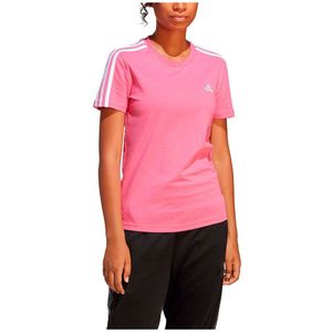 Adidas 3s Short Sleeve T-shirt Roze S / Regular Vrouw